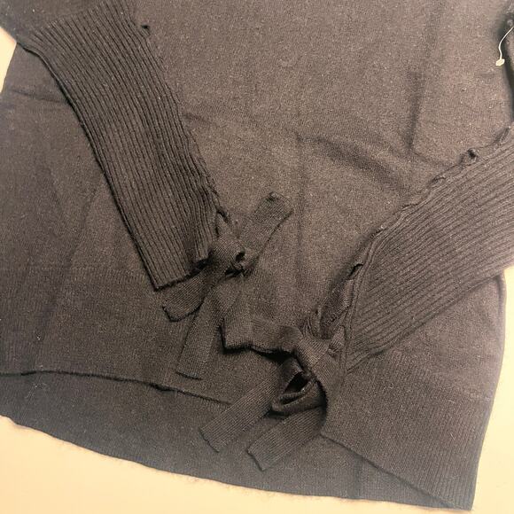 NEW Ramy Brook Black Cassidy Wool Turtleneck Sweater Top Size XS MSRP $275 - Picture 9 of 9